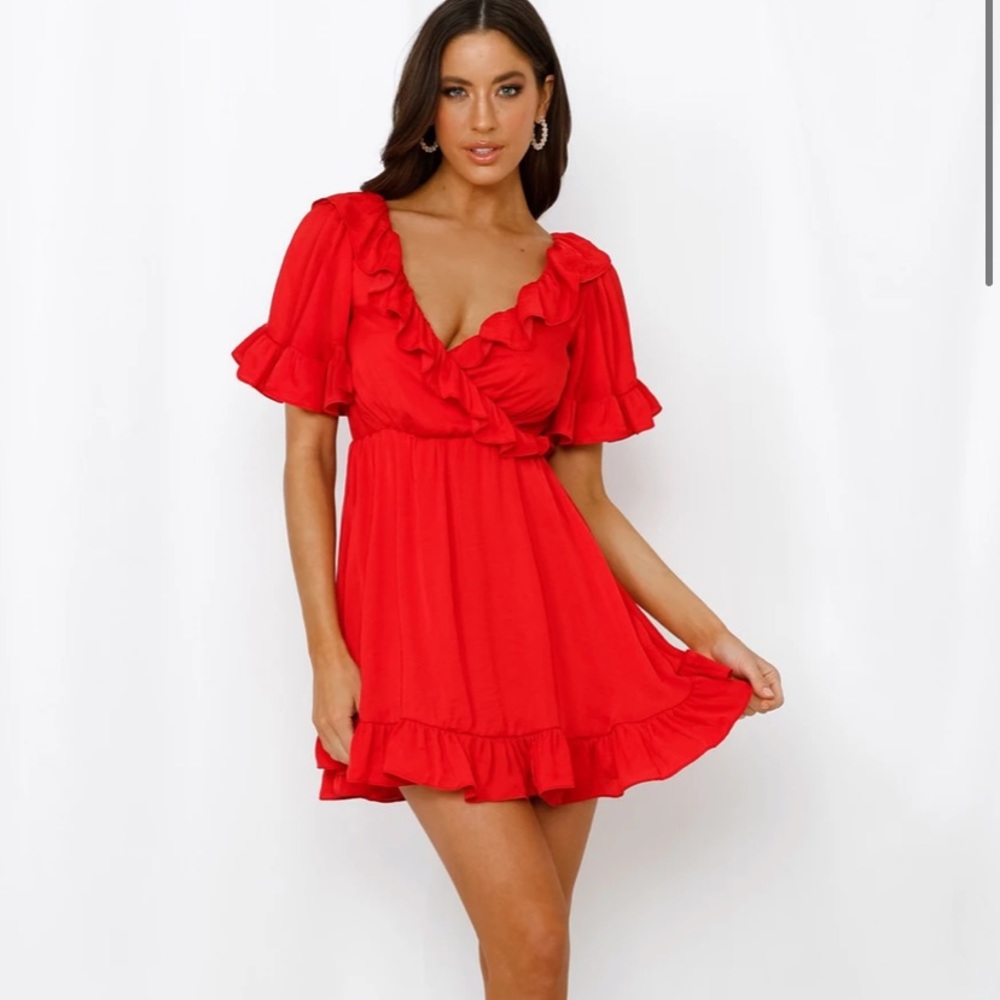 Red dress